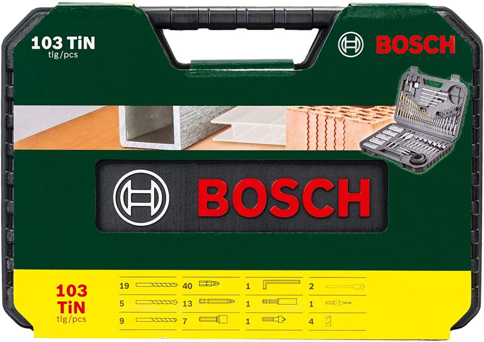 Bosch 103 Parça Delme Vidalama Seti 2607017367