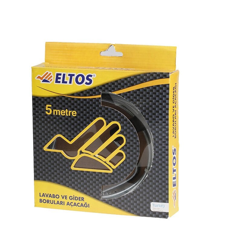 Eltos Lavabo ve Gider Borusu Açma Teli 5 Metre