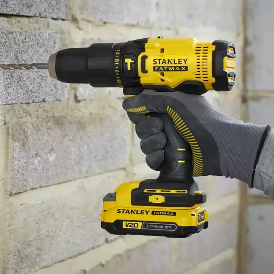 Stanley SCD718D2K Şarjlı Kömürsüz Darbeli Matkap 18V 2.0Ah
