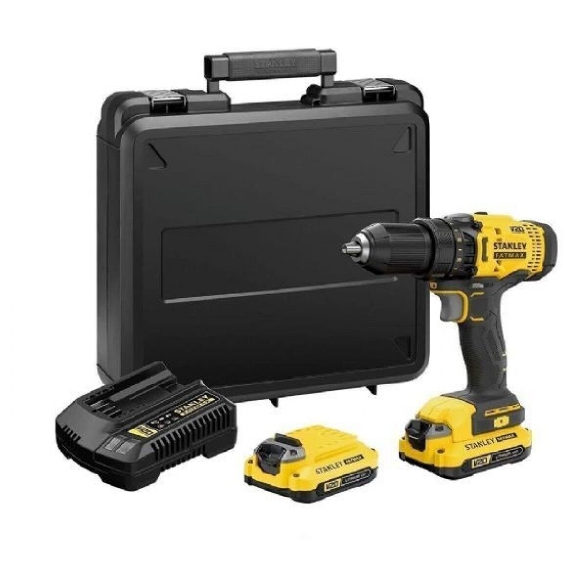 Stanley SCD718D2K Şarjlı Kömürsüz Darbeli Matkap 18V 2.0Ah