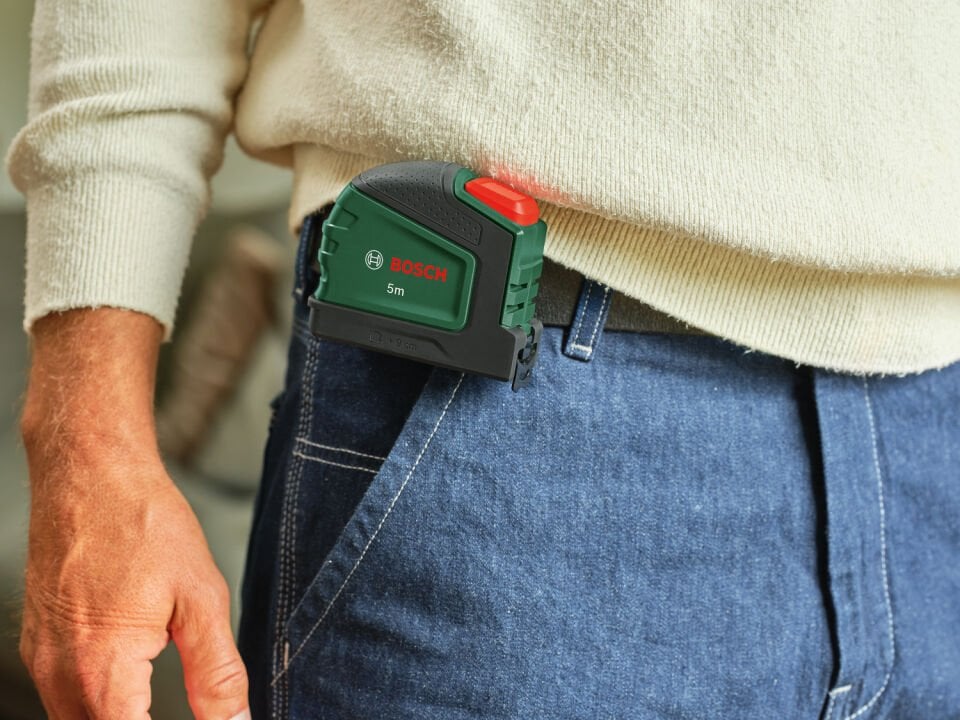 Bosch 5m / 16ft Şerit Metre Kalem Klipsli 1600A02Z9Y