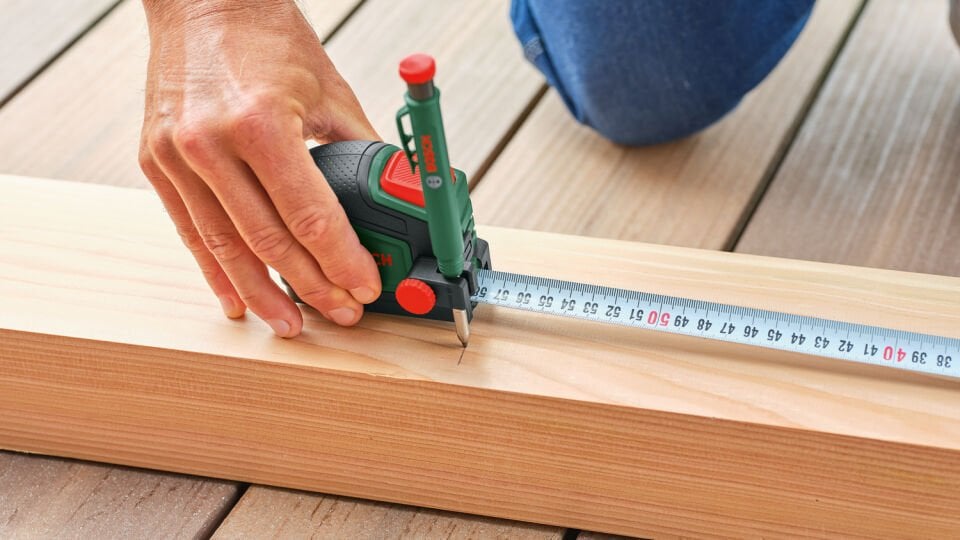 Bosch 5m / 16ft Şerit Metre Kalem Klipsli 1600A02Z9Y